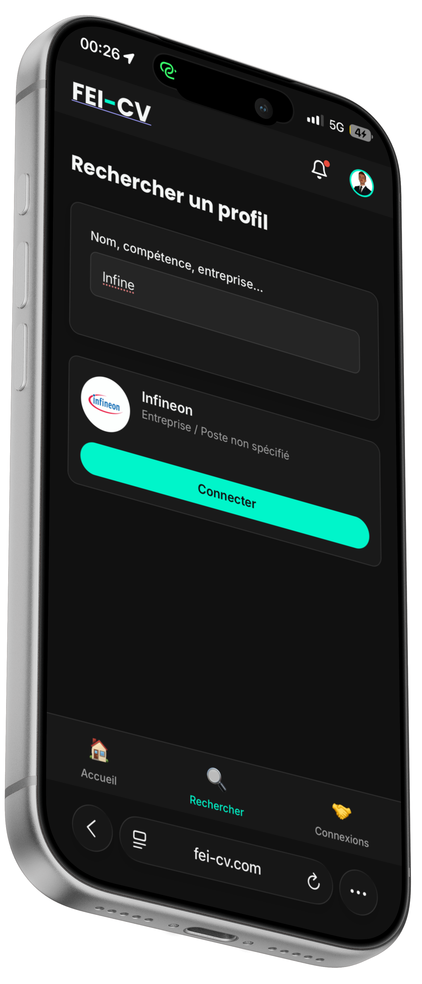 Recherche de profils FEI CV